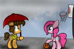 Size: 750x500 | Tagged: safe, artist:sugarcloud12, cheese sandwich, pinkie pie, g4, male, ship:cheesepie, shipping, straight