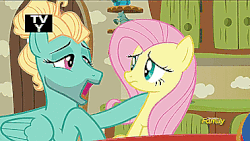 Size: 371x209 | Tagged: safe, screencap, fluttershy, zephyr breeze, pegasus, pony, flutter brutter, g4, animated, brother and sister, duo, female, gif, male, mare, messy mane, noogie, siblings, stallion