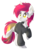 Size: 1572x2100 | Tagged: safe, artist:drawntildawn, oc, oc only, pony, unicorn, clothes, hoodie, raised hoof, simple background, solo, transparent background