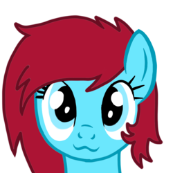 Size: 1000x1000 | Tagged: safe, artist:toyminator900, oc, oc only, oc:autumn moon, pegasus, pony, :3, bust, portrait, simple background, solo, transparent background