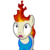 Size: 800x800 | Tagged: safe, artist:treforce, oc, oc only, oc:treforce, pony, on fire, simple background, solo, transparent background