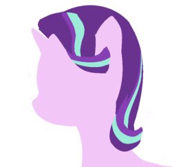 Size: 694x672 | Tagged: safe, artist:violaconcert, derpibooru exclusive, starlight glimmer, pony, g4, bust, female, simple background, solo, white background