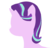 Size: 694x672 | Tagged: safe, artist:violaconcert, derpibooru exclusive, starlight glimmer, pony, g4, bust, female, simple background, solo, white background