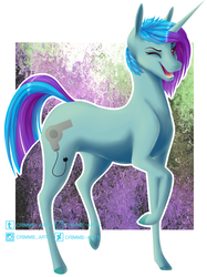 Size: 1280x1707 | Tagged: safe, artist:mikisilence, oc, oc only, pony, unicorn, one eye closed, smiling, solo, wink