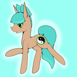 Size: 960x960 | Tagged: safe, artist:mikisilence, oc, oc only, pony, solo