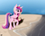 Size: 6000x4800 | Tagged: safe, artist:styroponyworks, princess cadance, alicorn, pony, g4, absurd resolution, beach, butt, clothes, cute, cutedance, daisy dukes, dock, female, lovebutt, plot, shorts, solo