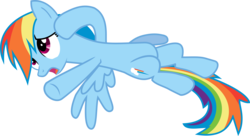 Size: 5001x2727 | Tagged: safe, artist:rhg135, rainbow dash, pony, g4, read it and weep, female, high res, simple background, solo, transparent background, vector