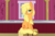 Size: 3220x2100 | Tagged: safe, artist:aureai-sketches, artist:slb94, applejack, earth pony, pony, g4, cute, female, hair over one eye, hatless, high res, looking at you, missing accessory, show accurate, sitting, solo