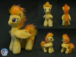 Size: 1328x1000 | Tagged: safe, artist:essorille, spitfire, pony, g4, irl, photo, plushie, solo