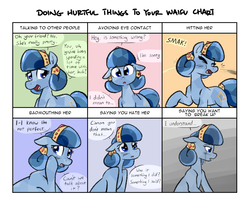 Size: 992x806 | Tagged: safe, artist:whatsapokemon, oc, oc only, oc:heart song, crystal pony, pony, comic, crying, dialogue, doing hurtful things, meme, sad