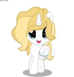 Size: 2845x2950 | Tagged: safe, artist:asika-aida, oc, oc only, oc:dawn rays, pony, unicorn, commission, female, high res, looking at you, mare, open mouth, simple background, smiling, solo, transparent background, underhoof