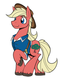 Size: 500x630 | Tagged: safe, artist:ask-scifresh-pony, oc, oc only, oc:scifresh, earth pony, pony, simple background, solo