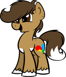 Size: 842x968 | Tagged: safe, artist:binkyt11, derpibooru exclusive, oc, oc only, oc:binky, earth pony, pony, black outlines, cute, happy, medibang paint, simple background, smiling, solo, transparent background, unshorn fetlocks