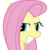 Size: 960x960 | Tagged: safe, artist:fikran0582, artist:laptosic, fluttershy, g4, angry, female, not a vector, solo
