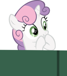 Size: 10542x12002 | Tagged: safe, artist:cyanlightning, sweetie belle, pony, unicorn, g4, the fault in our cutie marks, .svg available, absurd resolution, female, fence, filly, simple background, solo, transparent background, vector