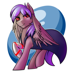 Size: 4000x4000 | Tagged: safe, artist:rubywave32, oc, oc only, oc:cold warrior, pegasus, pony, absurd resolution, amputee, cloak, clothes, female, mare, prosthetic limb, prosthetics, solo