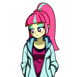 Size: 660x660 | Tagged: artist needed, safe, sour sweet, equestria girls, g4, my little pony equestria girls: friendship games, female, ponytail, simple background, solo, transparent background