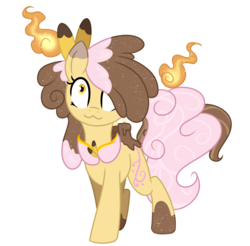 Size: 2024x1992 | Tagged: safe, artist:immagoddampony, oc, oc only, original species, scented pony, :3, female, hair over one eye, mare, simple background, solo, transparent background
