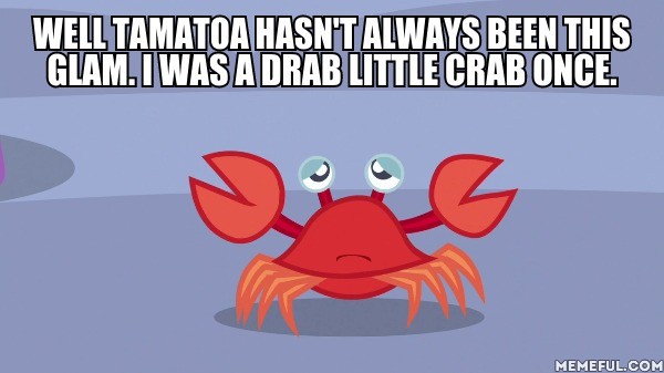 Safe Edit Edited Screencap Screencap Crab Ppov Disney Image Macro Meme Memeful Com Moana Shiny Song Tamatoa Derpibooru