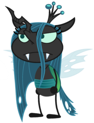 Size: 1048x1374 | Tagged: dead source, safe, artist:joeynigro, queen chrysalis, changeling, g4, female, poptropica, simple background, solo, transparent background