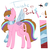 Size: 1000x1000 | Tagged: safe, artist:twinkepaint, oc, oc only, oc:twinke paint, pony, unicorn, artificial wings, augmented, clothes, female, magic, magic wings, mare, reference sheet, scarf, solo, wings