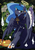 Size: 514x727 | Tagged: safe, artist:yukandasama, princess luna, alicorn, pony, semi-anthro, g4, clothes, halloween, holiday, jack-o-lantern, pumpkin, robe, scythe, solo, weapon