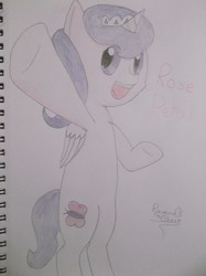 Size: 3440x4608 | Tagged: safe, artist:raventheghost, oc, oc only, oc:rose petal, pony, high res, solo