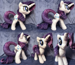 Size: 2030x1742 | Tagged: safe, artist:alicornparty, rarity, pony, g4, irl, photo, plushie, solo
