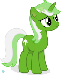 Size: 2000x2458 | Tagged: safe, artist:arifproject, oc, oc only, oc:upvote, pony, unicorn, derpibooru, g4, derpibooru ponified, hairclip, high res, looking up, meta, ponified, simple background, solo, transparent background, vector