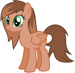 Size: 5863x5726 | Tagged: safe, artist:itspeahead, oc, oc only, oc:kathrine, pegasus, pony, g4, absurd resolution, green eyes, show accurate, simple background, smiling, solo, transparent background, vector