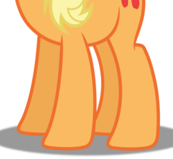 Size: 2256x2062 | Tagged: safe, artist:teentitansfan201, applejack, earth pony, pony, g4, cropped, female, high res, hooves, legs, pictures of legs, simple background, solo, transparent background, vector