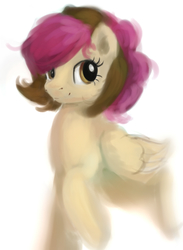 Size: 950x1300 | Tagged: safe, artist:rustyedrian, oc, oc only, oc:diane sparks, pegasus, pony, female, mare, simple background, solo, white background