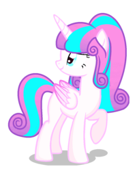 Size: 888x1136 | Tagged: safe, artist:little903, princess flurry heart, alicorn, pony, g4, base used, female, older, raised hoof, simple background, solo, transparent background, vector