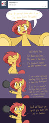 Size: 1280x3185 | Tagged: safe, artist:hummingway, oc, oc only, oc:pan pare, pony, ask-humming-way, dialogue, solo, tumblr, tumblr comic