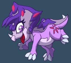 Size: 587x523 | Tagged: safe, artist:terry, twilight sparkle, dinosaur, triceratops, g4, female, solo, species swap, twiceratops