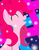 Size: 2550x3300 | Tagged: safe, artist:skyflys, pinkie pie, earth pony, pony, g4, abstract background, female, high res, lineless, solo