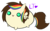 Size: 834x510 | Tagged: safe, artist:lullabytrace, oc, oc only, oc:prism streak, pony, chibi, cute, simple background, solo, transparent background