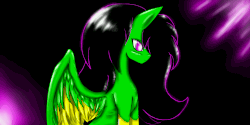 Size: 2000x1000 | Tagged: safe, artist:davidghoullart, oc, oc only, oc:camoflage cat, pony, animated, gif, solo