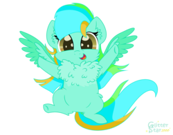 Size: 3024x2376 | Tagged: safe, artist:glitterstar2000, oc, oc only, pegasus, pony, chest fluff, ear fluff, happy, high res, impossibly large chest fluff, looking at you, simple background, smiling, solo, transparent background