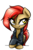 Size: 1707x2599 | Tagged: safe, artist:jetwave, oc, oc only, oc:dala vault, earth pony, pony, clothes, crossed hooves, earth pony oc, female, jacket, leather jacket, looking at something, mare, solo, thigh bands