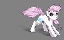 Size: 1200x750 | Tagged: safe, artist:kairaanix, oc, oc only, earth pony, pony, female, mare, simple background, smiling, solo