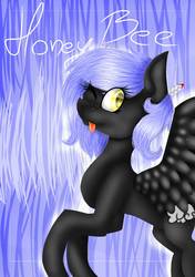 Size: 719x1024 | Tagged: safe, artist:fireheartsk, oc, oc only, oc:cloudy night, pegasus, pony, female, mare, one eye closed, solo, tongue out, wink