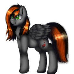 Size: 3000x3000 | Tagged: safe, artist:czywko, oc, oc only, pegasus, pony, fanart, gift art, gray, green eyes, high res, simple background, solo, transparent background