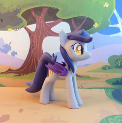 Size: 943x950 | Tagged: safe, artist:krowzivitch, oc, oc only, oc:echo, bat pony, pony, bush, craft, female, irl, mare, photo, sculpture, solo, tree