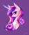 Size: 1024x1229 | Tagged: safe, artist:jgreti, princess cadance, g4, female, frown, heart, magic, profile, simple background, solo
