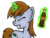 Size: 2025x1542 | Tagged: safe, artist:wellfugzee, derpibooru exclusive, oc, oc only, oc:littlepip, pony, unicorn, fallout equestria, eyes closed, fanfic, fanfic art, female, freckles, glowing horn, happy, horn, levitation, magic, mare, simple background, smiling, solo, sparkle cola, teeth, telekinesis, transparent background