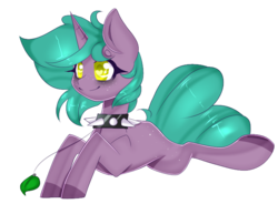 Size: 728x535 | Tagged: safe, artist:clefficia, oc, oc only, pony, unicorn, female, mare, prone, simple background, solo, transparent background