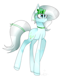 Size: 959x1192 | Tagged: safe, artist:0darky0, oc, oc only, oc:azur lachrimae, crystal pony, pony, bow, choker, hair bow, simple background, solo, transparent background