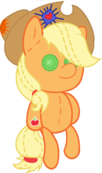Size: 1793x3059 | Tagged: safe, artist:little903, applejack, earth pony, pony, g4, female, mare, plushie, solo