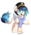 Size: 1516x1680 | Tagged: safe, artist:drawntildawn, oc, oc only, hybrid, sphinx, colored pupils, colored wings, colored wingtips, cute, freckles, hat, open mouth, raised paw, simple background, smiling, solo, sphinx oc, transparent background, watermark